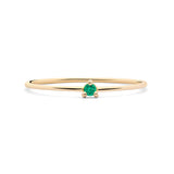 ANILLO PRINCESS ORO 18K Y ESMERALDA 24H