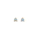 PENDIENTES PRINCESS ORO 18K Y AGUAMARINAS