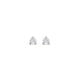 PENDIENTES PRINCESS ORO BLANCO 18K Y DIAMANTES