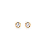 PENDIENTES QUEEN ORO 18K Y DIAMANTES 24H